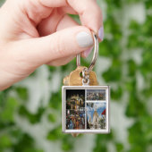 Porte-clés zTH008 mosaïque de BANGKOK, Thaïlande, Asie, (main)