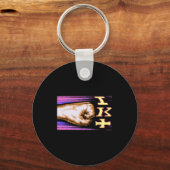 Porte-clés Zx Spectrum C64 Karate 8-bit Retro  (Recto)