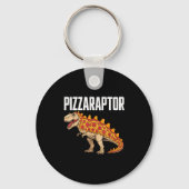 Porte-clés Zza T-rex Dino Fast Food Funny Zza Dinosaur (Recto)