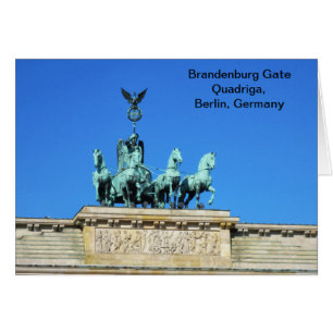 Porte de Brandebourg Quadriga à Berlin, Allemagne