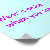 Porte de classe Poster / signe (Coin)