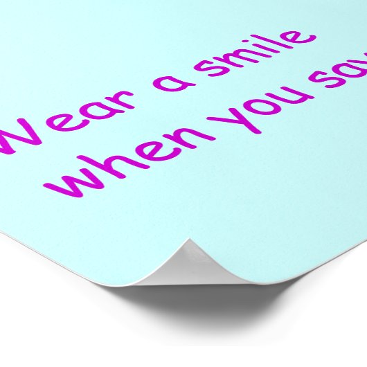 Porte de classe Poster / signe (Coin)