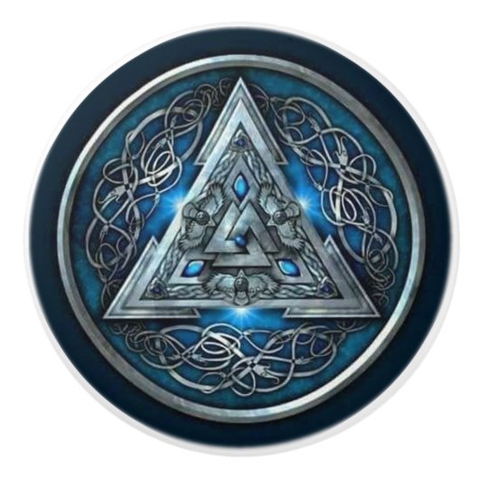 Porte de conception ou bouton celtique de tiroir (Devant)