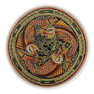 Porte de conception ou bouton celtique de tiroir