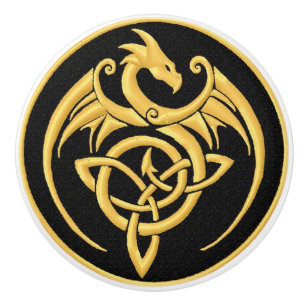 Porte de conception ou bouton celtique de tiroir