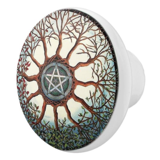 Porte de conception ou bouton celtique de tiroir (Droite)