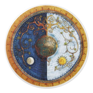 Porte de conception ou bouton celtique de tiroir