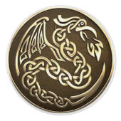Porte de conception ou bouton celtique de tiroir (Devant)