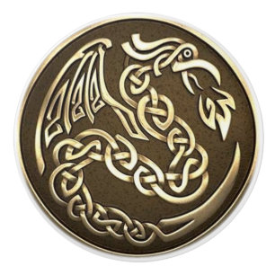 Porte de conception ou bouton celtique de tiroir