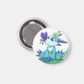 Porte de Concerto mignon dragon Magnet (Recto/Verso)
