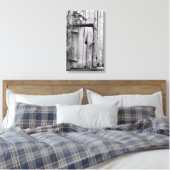Porte de grange avec toile d'arbre Impression (Insitu(Chambre))