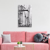Porte de grange avec toile d'arbre Impression (Insitu(Salon))