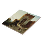 Porte de Justice, Alhambra, Granada (olie op canva Tegeltje (Zijkant)