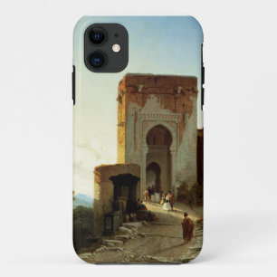 Porte de Justice, Alhambra, Granada (olieverf op d iPhone 11 Hoesje