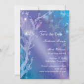 Porte de l'Aube en bleu Mariage Save the Date (Devant)