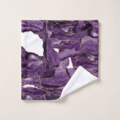 Porte de parties scintillant violet et or (Gant de toilette)