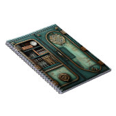 Porte de puzzle Steampunk livres de cuivre inhabit (Côté Droit)