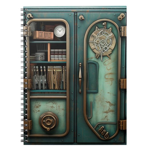 Porte de puzzle Steampunk livres de cuivre inhabit (Devant)
