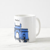 Porte d'entrée de l'Inde, Mumbai mug (Devant droit)
