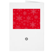 Porte d'entrée décorée de Noël (Dos)