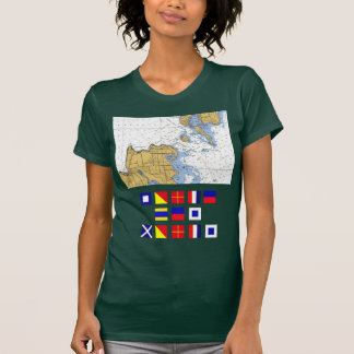 Porte Des Morts, WI-dodendeur, Nautisch T-shirt