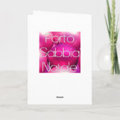 Porte différente - couronne de Noël nouvelle carte (Dos)