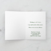 Porte différente - couronne de Noël nouvelle carte (Intérieur)