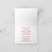 Porte différente - couronne de Noël nouvelle carte (Intérieur)