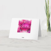 Porte différente - couronne de Noël nouvelle carte (Dos)