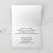 Porte différente - couronne de Noël nouvelle carte (Intérieur)