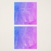 Porte d'oreille à aquarelle violet (Devant & derrière)