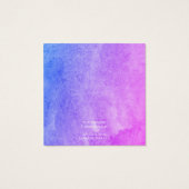 Porte d'oreille à aquarelle violet (Dos)