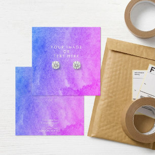 Porte d'oreille à aquarelle violet