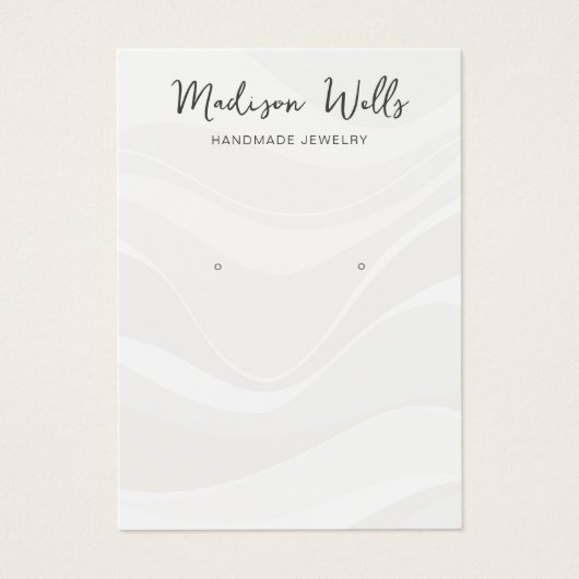 Porte-écran à oreille des vagues blanches (Devant)