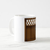 Porte en bois Brown de bois Mug (Devant gauche)