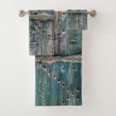 Porte en bois décoratif cool (En situation)