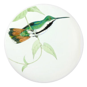 Porte En Céramique Bouton animal de jardin de faune d'oiseau de