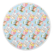 Porte En Céramique Bouton Critère de Pâques (Devant)