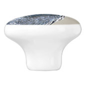 Porte En Céramique Bouton d'animal de faune d'oiseau de héron de (Côté)