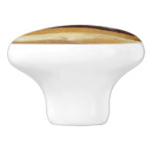 Porte En Céramique Bouton de beignet de chocolat (Côté)