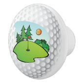 Porte En Céramique Bouton de boule de golf (Droite)