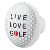 Porte En Céramique Bouton de boule de golf (Droite)