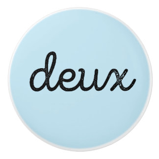 Porte En Céramique Bouton de compte français 2