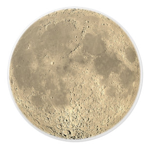 Porte En Céramique Bouton de l'armoire de l'agrafe du tiroir de lune