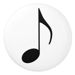 Porte En Céramique Bouton de note de musique