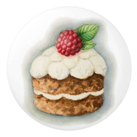 Porte En Céramique Bouton de tiroir de carottes (Devant)