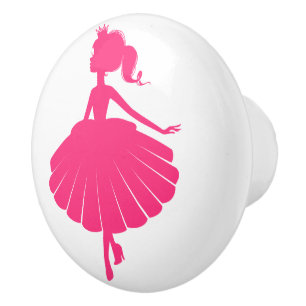 Porte En Céramique Bouton de tiroir Princess
