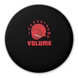 Porte En Céramique Bouton de volume - guitariste de guitare