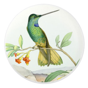 Porte En Céramique Bouton floral de jardin de fleur d'oiseau de