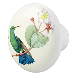 Porte En Céramique Bouton floral de jardin de fleur d'oiseau de